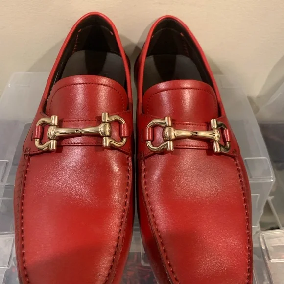 Salvatore Ferragamo Parigi Leather Driving Loafers (Rare) - Picture 2 of 5